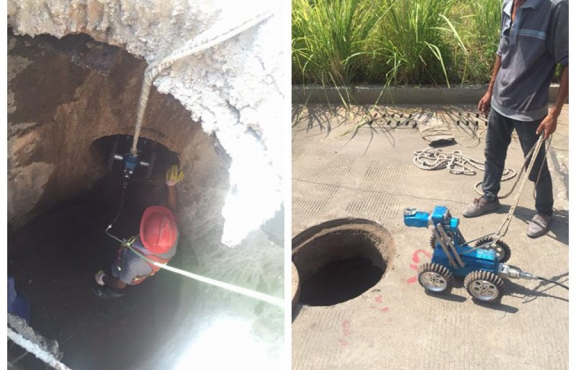 管網(wǎng)檢測(cè)機(jī)器人投入使用，以科技助力公路施工